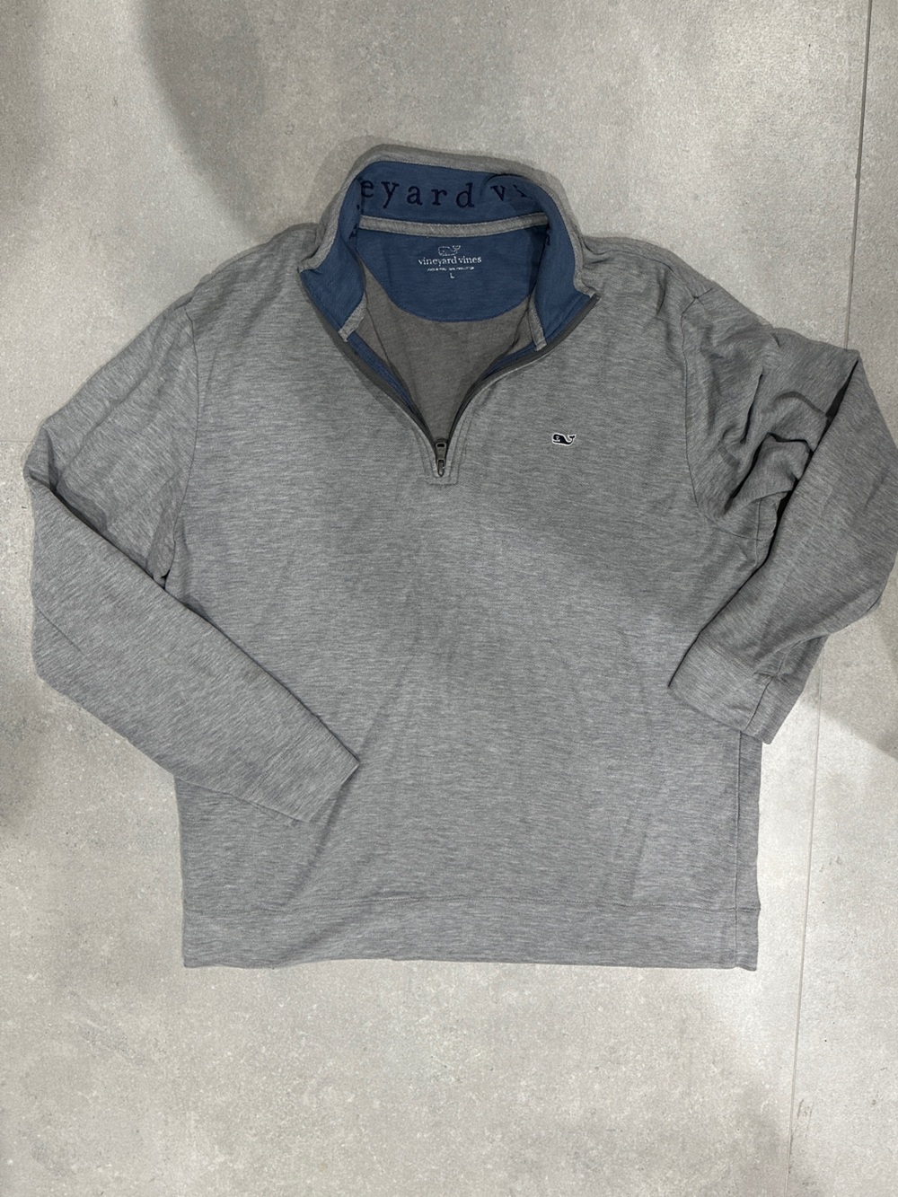 Men’s Vineyard Vines 1/4 zip Pullover Sweater Size L